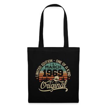 Original Mars 1969 Cadeau Anniversaire Mars 1969 - Sac en tissu - noir - Devant
