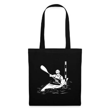 Canoe Slalom - Canoe - Kayak - Canoeing - Tote Bag - black - Front