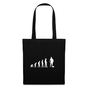 Evolution Fußball - Stoffbeutel - Schwarz - Vorne