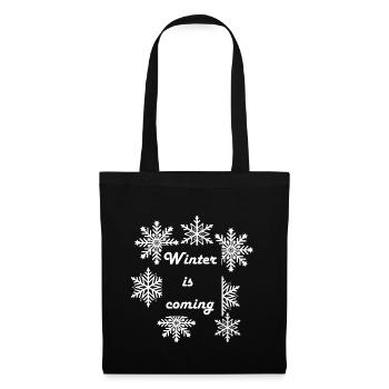 Winter is approaching - Tote Bag - black - Front