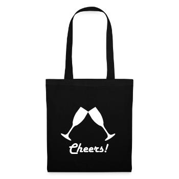 Cheers - Sac en tissu - noir - Devant