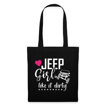 Jeep Girl Like it Dirty - Sac en tissu - noir - Devant