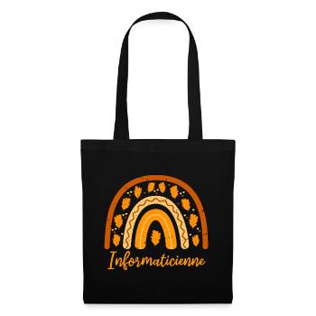 Elue meilleure informaticienne | Informaticienne - Sac en tissu - noir - Devant