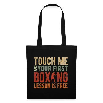 Boxsport Boxing - Stoffbeutel - Schwarz - Vorne