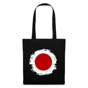 Japan Flag Used Look Nihon Japanese Flag - Tote Bag - black - Front