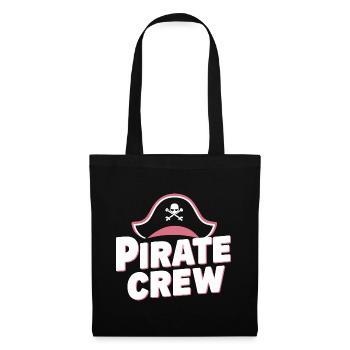 Pirate Pirate Carnaval Halloween - Sac en tissu - noir - Devant