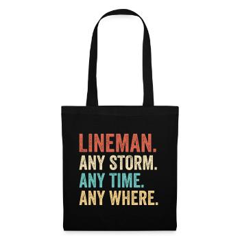 Funny High Voltage Electrician Saying Electrics - Tote Bag - black - Front