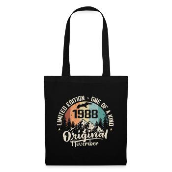 Original Novembre 1988 Anniversaire Novembre 1988 - Sac en tissu - noir - Devant