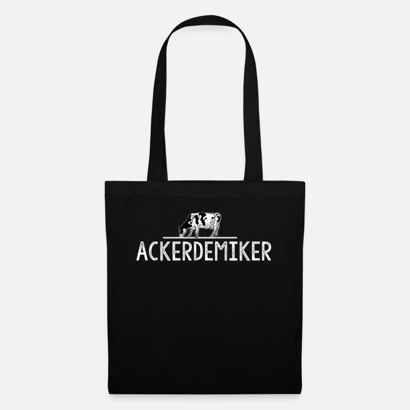 Dorfkind Sprüche design von Dorfkind Acker by - Stoffbeutel - Schwarz
