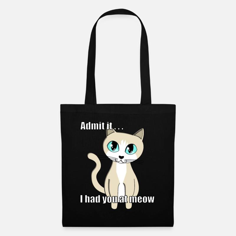 Cute Baby Kit for cat lovers - Stoffbeutel - Schwarz