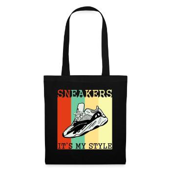 Sneaker - Tote Bag - black - Front