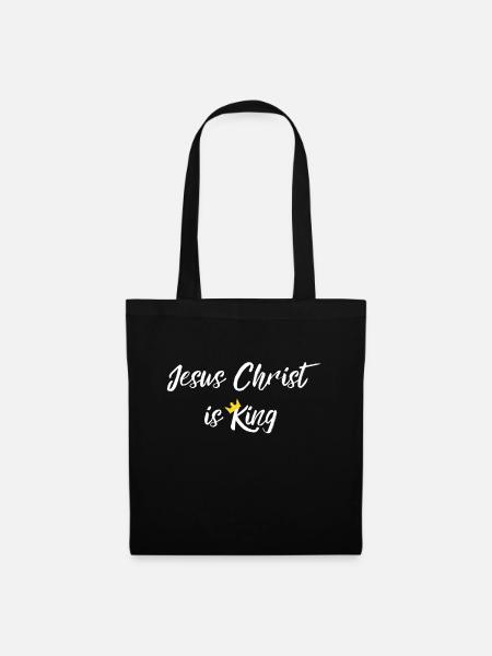 Jesus Christus Geschenkidee - Stoffbeutel - Schwarz