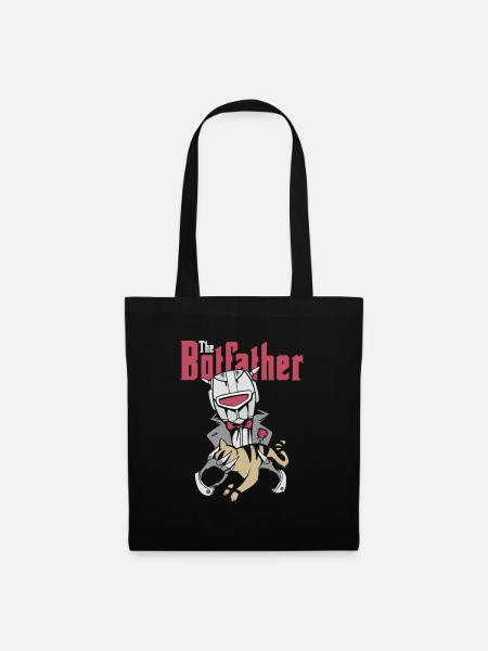 Botfather Robot Robot Gifts - Tote Bag - black