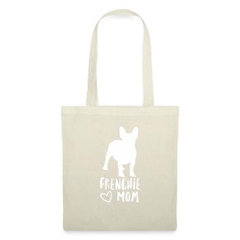 Frenchie maman bouledogue français - Sac en tissu - nature - Devant