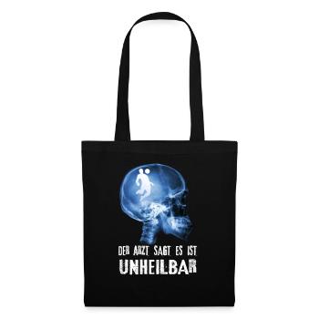 The doctor says there is incurable football - Tote Bag - black - Front