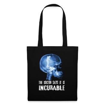 Golf The doctor says it's incurable - Tote Bag - black - Front