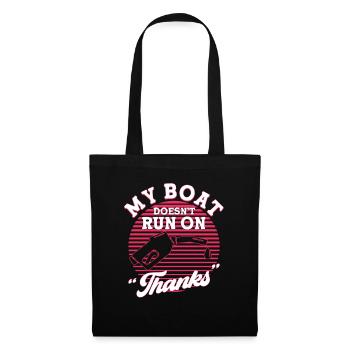 Boat Captain Pontoon Boat - Tote Bag - black - Front