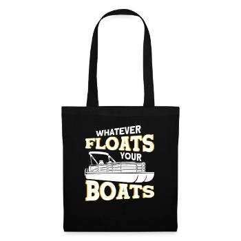 Boat Captain Pontoon Boat - Tote Bag - black - Front
