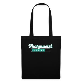 Apotheker Geschenk, Apotheke Pharmazie, Apotheker - Stoffbeutel - Schwarz - Vorne