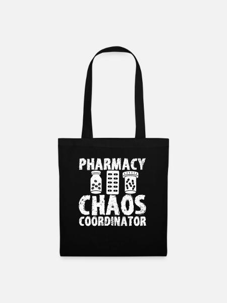 Apotheker Geschenk, Apotheke Pharmazie, Apotheker - Stoffbeutel - Schwarz
