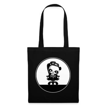 Cute Gaming Panda, PEW PEW, Nerd, Gamer, Gaming - Tote Bag - black - Front