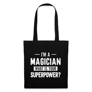 Magician Party Magic Tricks Performer Magician - Tote Bag - black - Front