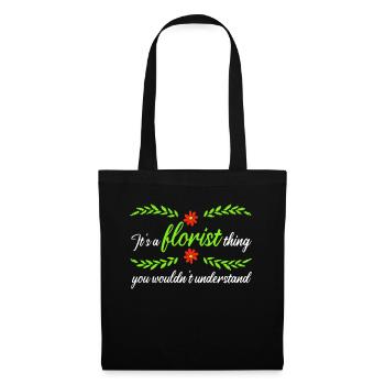 Florist Floristry Flowers Florist - Tote Bag - black - Front