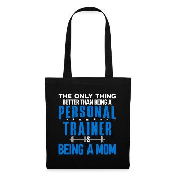 Fitness Workout Motivation Entraîneur personnel - Sac en tissu - noir - Devant