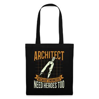 Architecte Cadeau Profession Architecture Emploi Architecte - Sac en tissu - noir - Devant