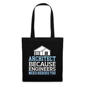 Architecte Cadeau Profession Architecture Emploi Architecte - Sac en tissu - noir - Devant