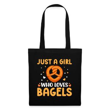 Bagel Food Gift Bagel - Tote Bag - black - Front