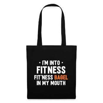 Bagel Food Gift Bagel - Tote Bag - black - Front