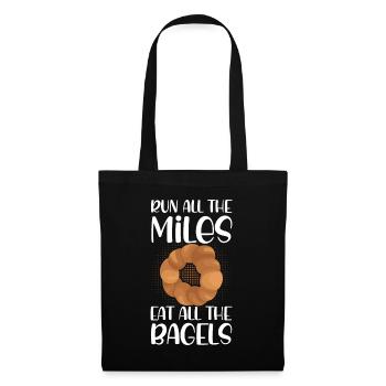 Bagel Food Gift Bagel - Tote Bag - black - Front