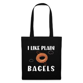Bagel Food Gift Bagel - Tote Bag - black - Front