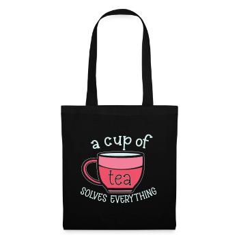Tea Drinker Tea Lover Gift Tea - Tote Bag - black - Front