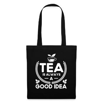 Tea Drinker Tea Lover Gift Tea - Tote Bag - black - Front