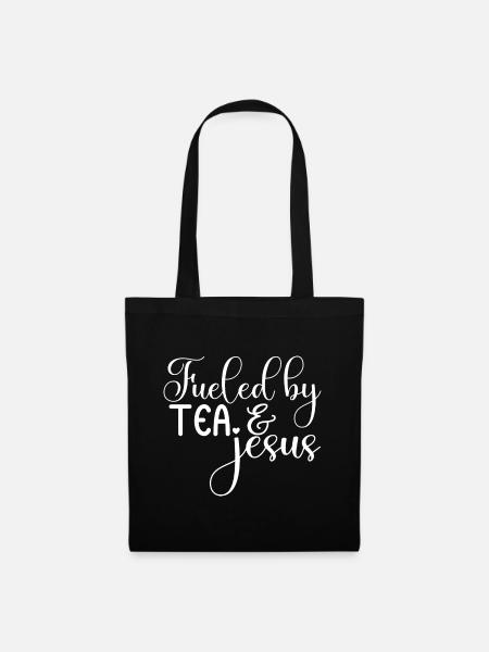 Teetrinker Teeliebhaber Geschenk Tee - Stoffbeutel - Schwarz