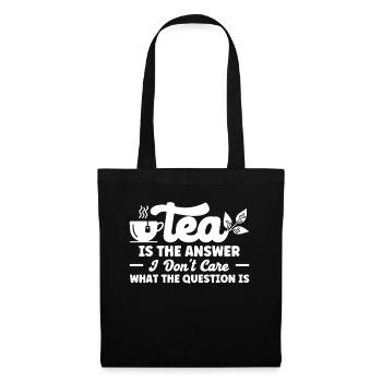 Tea Drinker Tea Lover Gift Tea - Tote Bag - black - Front