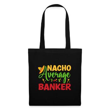 Banquier Banque Argent Banquier - Sac en tissu - noir - Devant