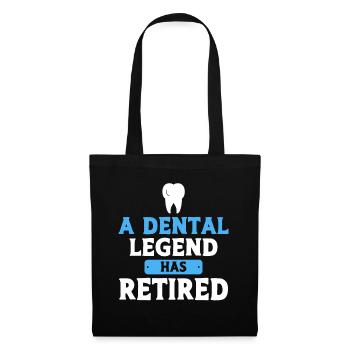 Dentist Dental Gift Medical Student Dentist - Tote Bag - black - Front