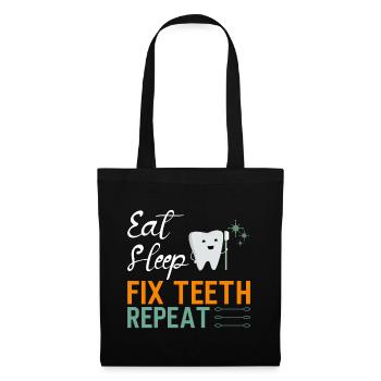 Dentist Dental Gift Medical Student Dentist - Tote Bag - black - Front