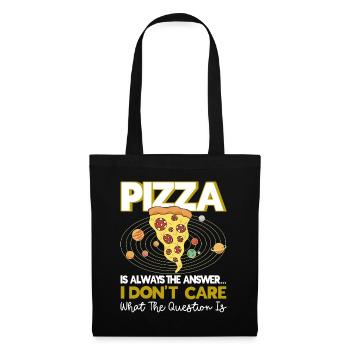 Pizza Food Pizzeria Pizza slice Pizza maker - Tote Bag - black - Front