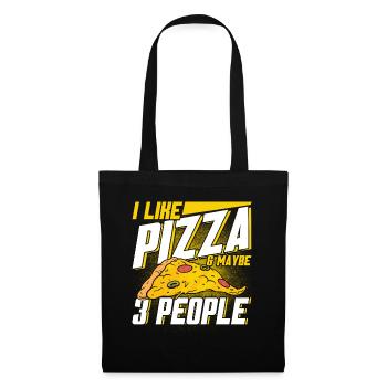 Pizza Food Pizzeria Pizza slice Pizza maker - Tote Bag - black - Front