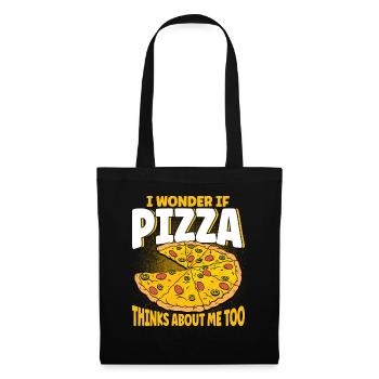Pizza Food Pizzeria Pizza slice Pizza maker - Tote Bag - black - Front
