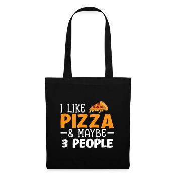 Pizza Food Pizzeria Pizza slice Pizza maker - Tote Bag - black - Front