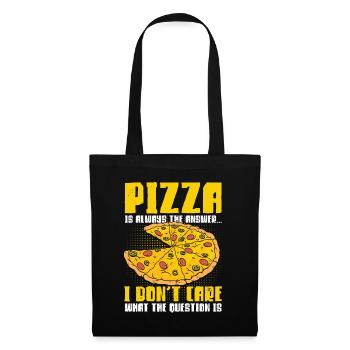 Pizza Food Pizzeria Pizza slice Pizza maker - Tote Bag - black - Front