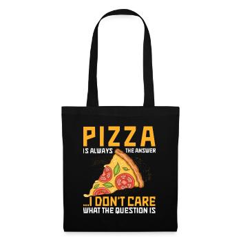 Pizza Food Pizzeria Pizza slice Pizza maker - Tote Bag - black - Front