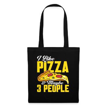 Pizza Food Pizzeria Pizza slice Pizza maker - Tote Bag - black - Front