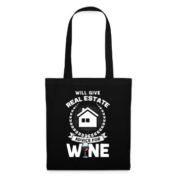 Real Estate Agent Broker Profession Real Estate - Tote Bag - black - Front
