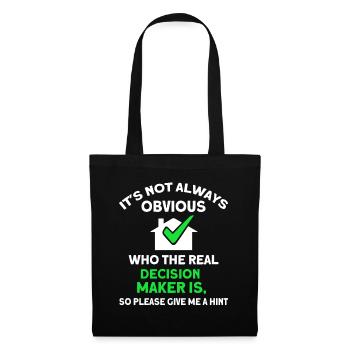 Real Estate Agent Broker Profession Real Estate - Tote Bag - black - Front